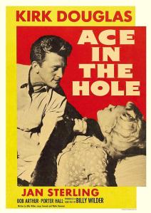 ace in the hole, el gran carnaval, 1951, billy wilder, poster, violencia